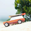 Candylab Canoe Spearhead on the roof of the Big Sur | Conscious Craft